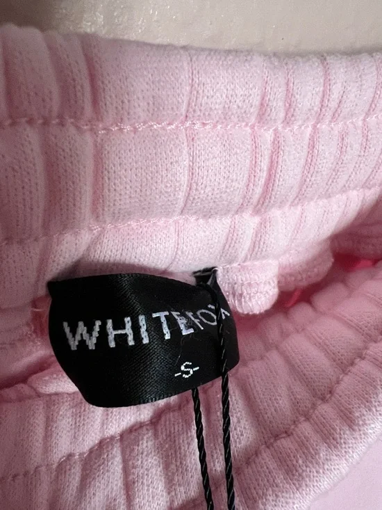 White Fox - Light Pink Wide-Leg Sweatpants - Picture 6 of 6